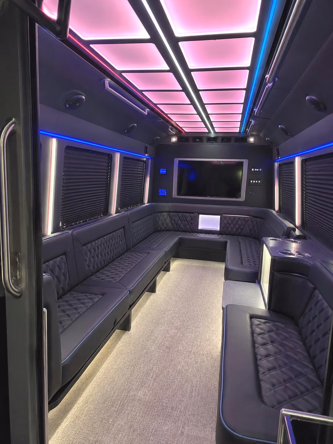 Long Beach Bachelor & Bachelorette Transportation onboard seating