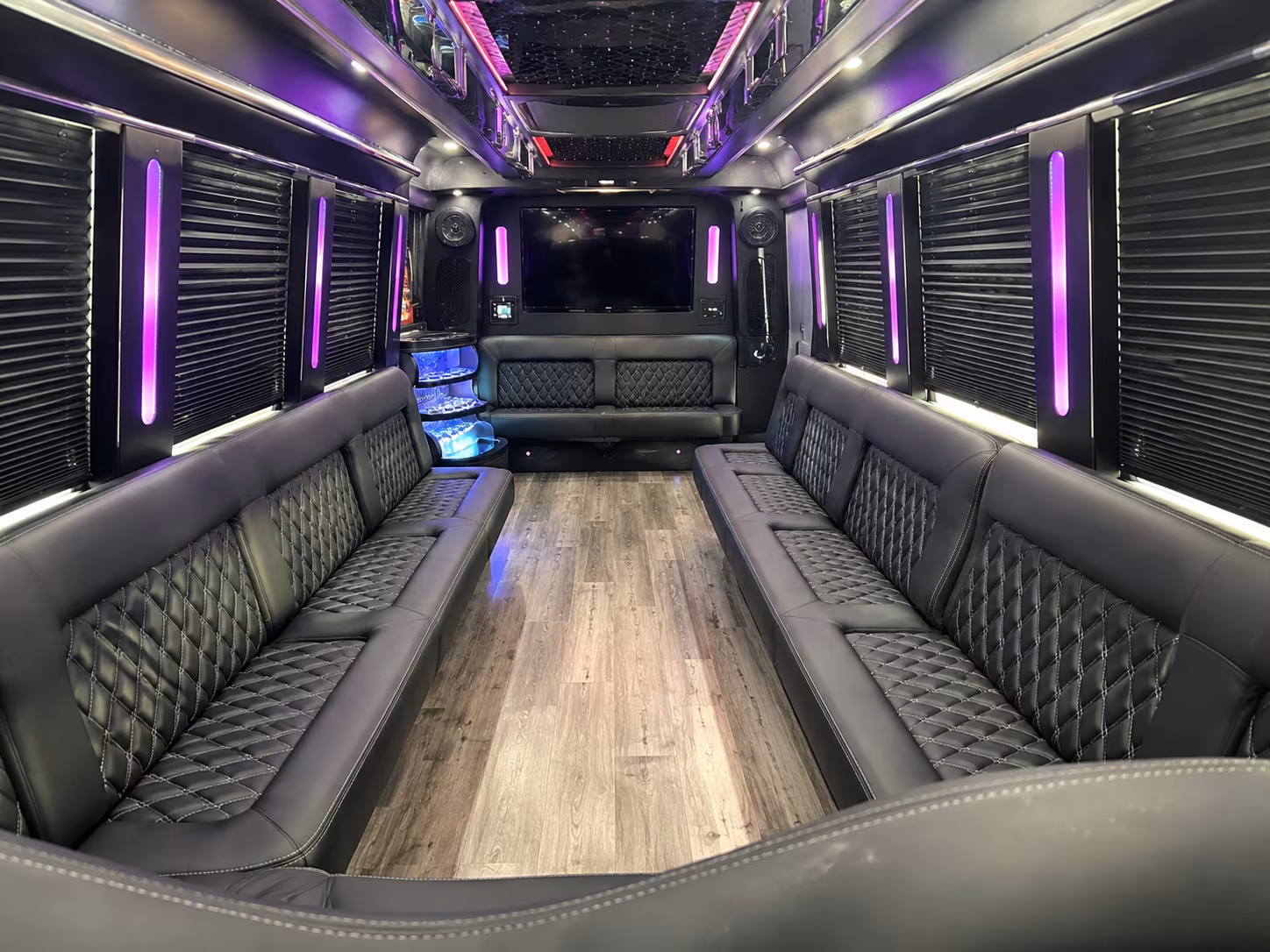 Long Beach Concert & Music Festival Transportation party bus exterior
