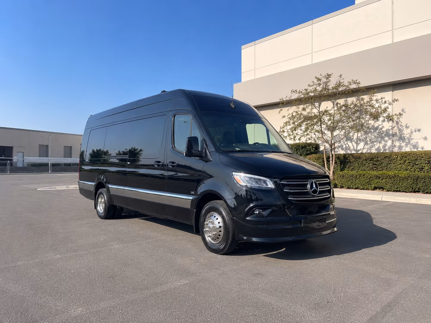 Long Beach School Event Transportation party bus exterior