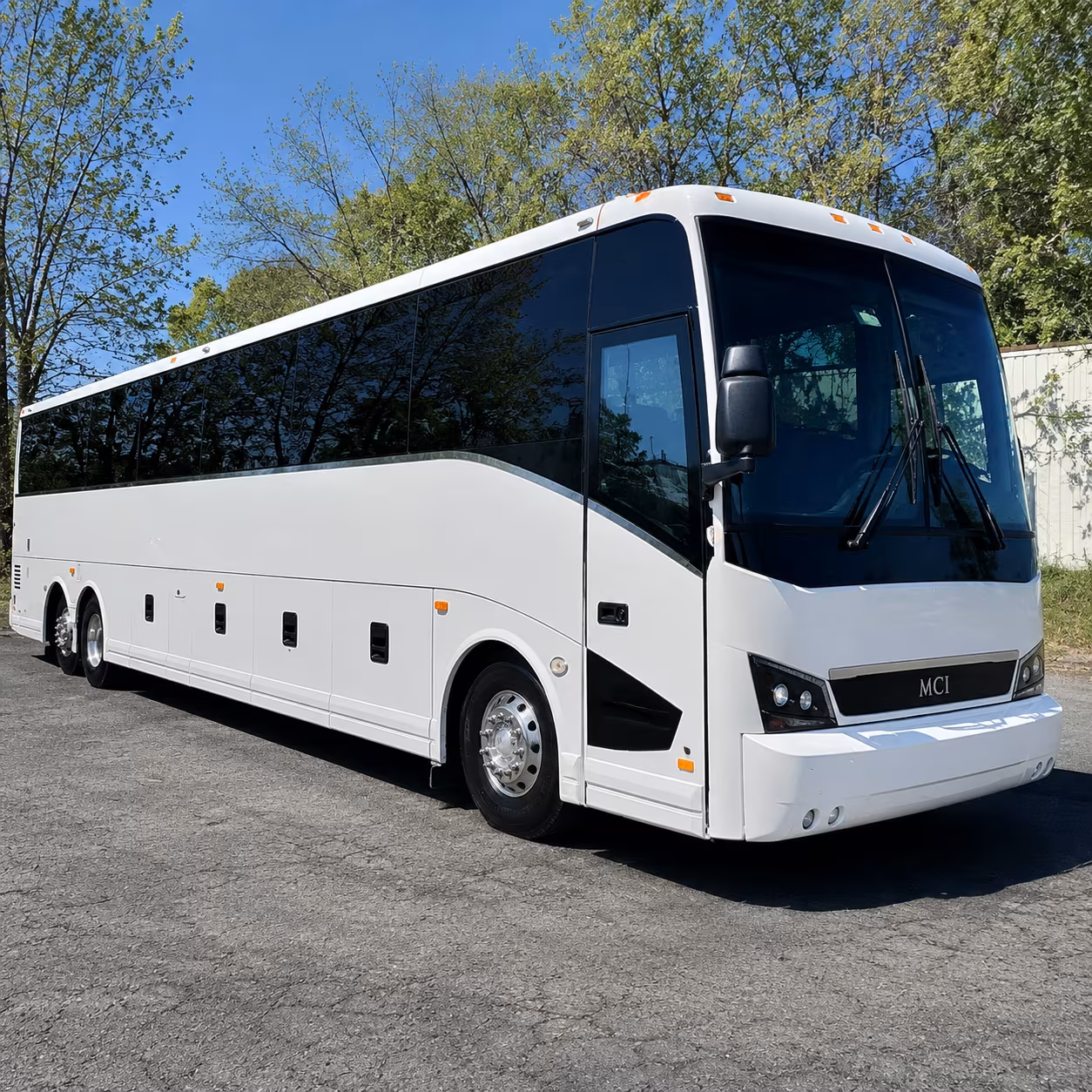 Long Beach School Event Transportation party bus exterior