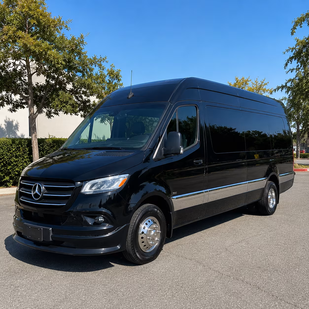 Long Beach School Event Transportation party bus interior