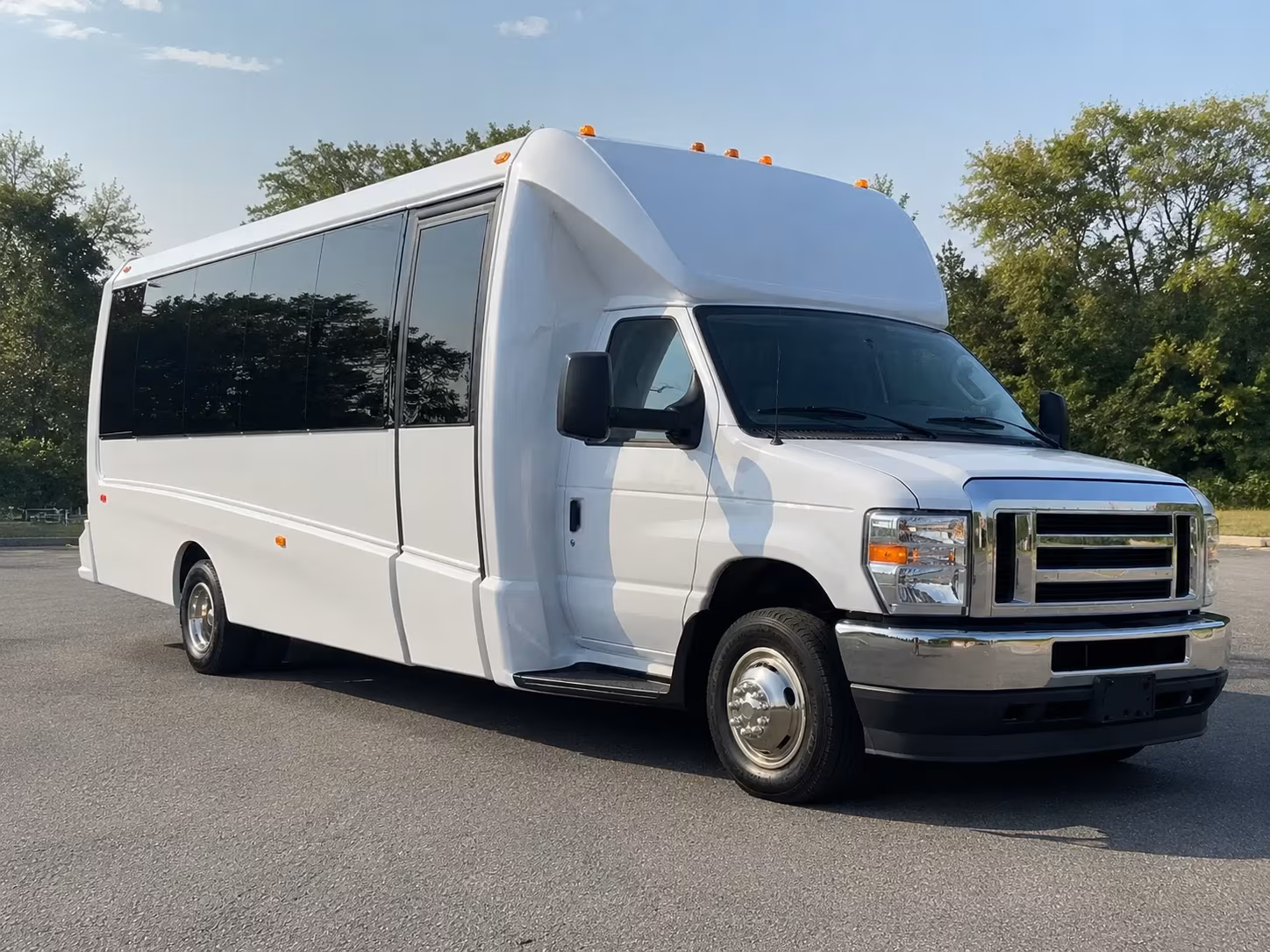 Long Beach Sporting Event Transportation party bus exterior