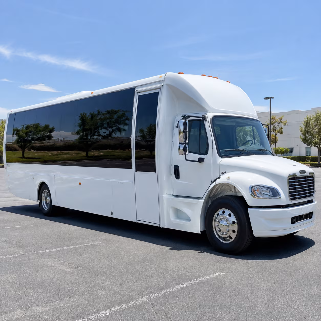 Long Beach Winery Tour & Pub Crawl Transportation party bus exterior