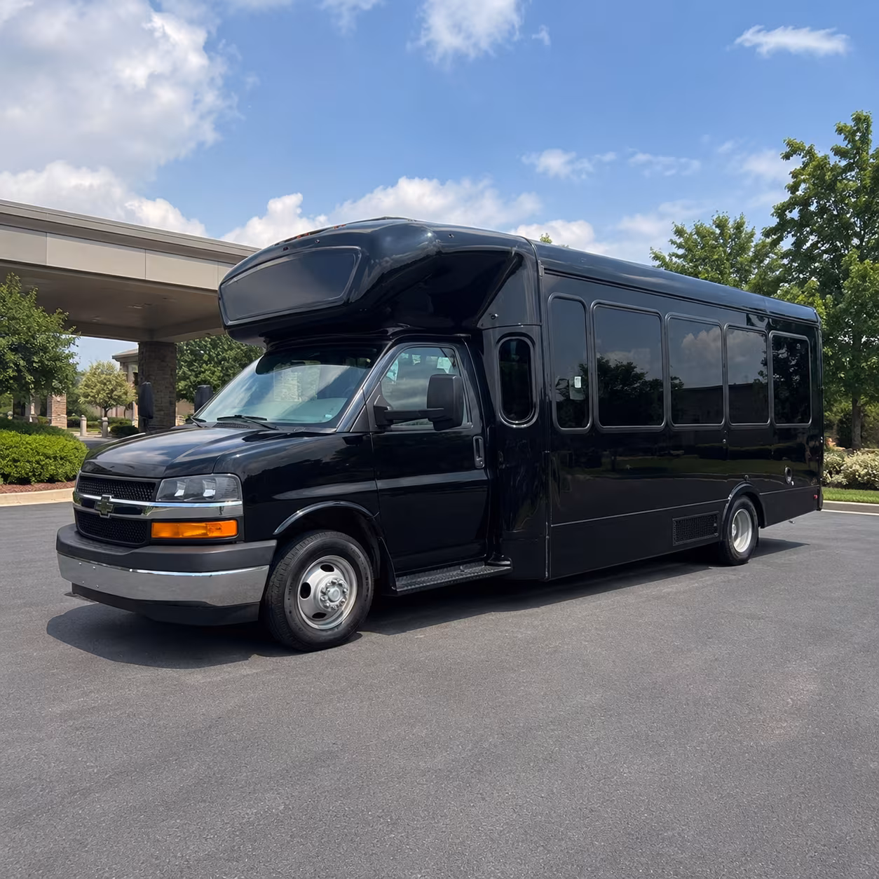Long Beach Winery Tour & Pub Crawl Transportation party bus exterior